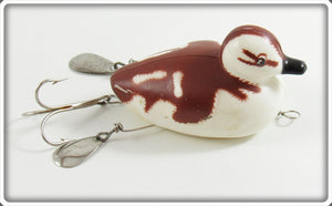 Vintage Bill Szabo Cree Duk Brown & White Duckling Lure