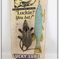 Itchy Novelty Company Lucky Lure Brown Mouse On Card