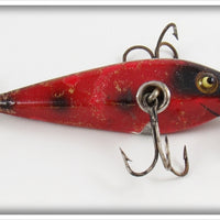 Vintage Heddon Red With Black Spots 0 Dowagiac Minnow Lure 02