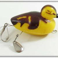 Vintage Bill Szabo Cree Duk Brown & Yellow Duckling Lure