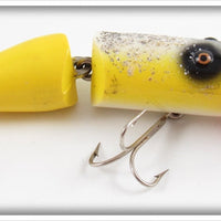 Vintage Creek Chub Yellow Flitter Baby Jointed Pikie 2700 Special Lure