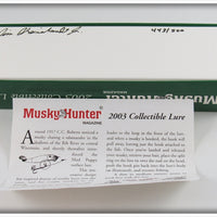 2003 Musky Hunter Magazine C. C. Roberts Mud Puppy In Box