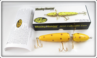 2010 Musky Hunter Magazine Le Lure September Globe In Box 