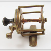 Julius Vom Hofe Brass Bait Casting Reel Pat Oct 8 '89