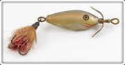 Vintage Heddon Blended Gold Artistic Minnow Lure