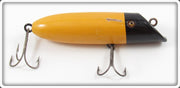 Vintage Shur Strike Yellow Black Head Slant Nose Lure