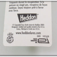 Heddon Casper Shore Tiny Torpedo On Card