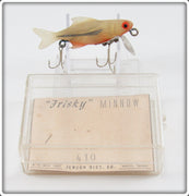 Vintage Jenson Dist. Co Frisky Minnow Lure In Box