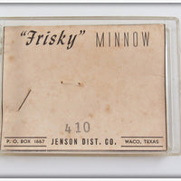 Jenson Dist. Co Frisky Minnow In Box