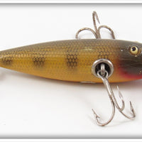 Vintage Shur Strike Pikie Scale Three Hook Minnow Lure