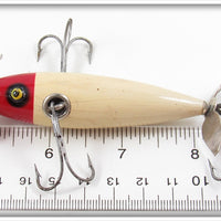 Shur Strike Red Head White Three Hook Minnow