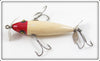 Shur Strike Red Head White Three Hook Minnow