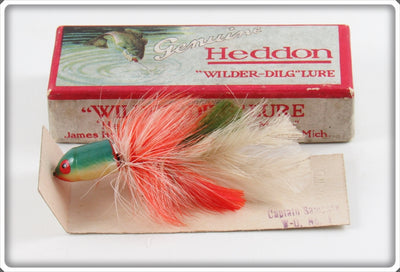 Vintage Heddon Captain Sampson Wilder Dilg Lure In Box