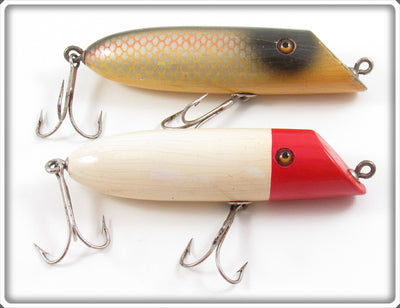 Shur Strike Shiner Scale & Red Head White Slant Nose Lure Pair