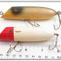 Shur Strike Shiner Scale & Red Head White Slant Nose Pair
