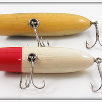 Shur Strike Shiner Scale & Red Head White Slant Nose Pair