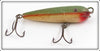 Vintage Bert Winnie Bait Co Green & Red Stump Dodger Lure