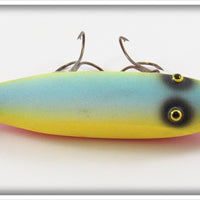 Arnold Tackle Corp Blue, Yellow & Red Fire Plug Wounded Minnow In Box