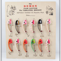 Vintage Republic Tackle Co Demon Fish Getter Dealer Display