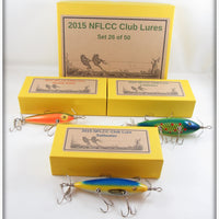 NFLCC 2015 Club Lure Rusty Jessee Set Of Three In Boxes