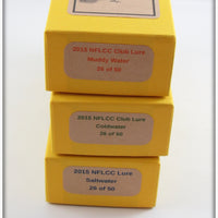 NFLCC 2015 Club Lure Rusty Jessee Set Of Three In Boxes