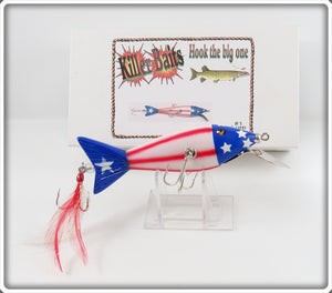 Killer Baits Small Diving Patriot Lure In Box 