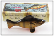 NFLCC 2008 Club Lure R&J Tackle Co Peoria Perch Decoy In Box