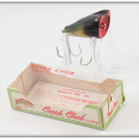 Creek Chub / Shakespeare Uncataloged Perch Pop Eye Midget Plunker In Box