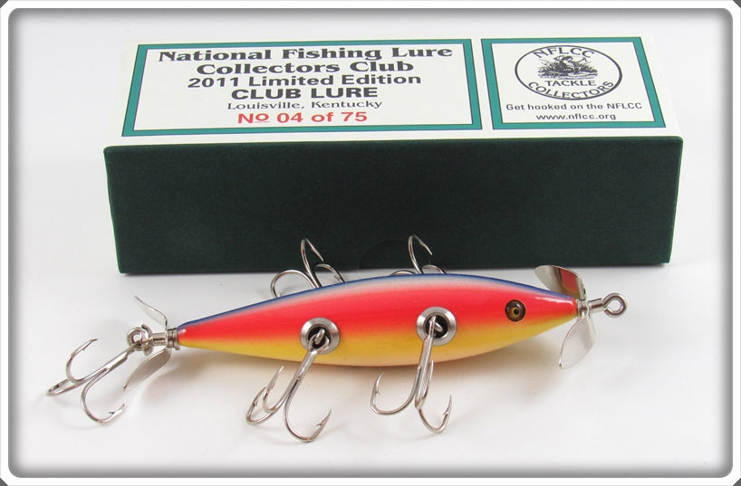 NFLCC 2011 Club Lure Little Sac Perry's Reel Deal Minnow In Box