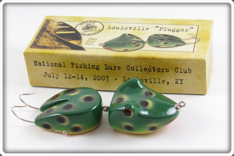 antique fishing lure clubs NFLCC 2007 Club Lure Louisville Plugger Bullfrog In Box For Sale