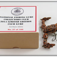 NFLCC 2014 Club Lure Pond Hopper Frog Lure In Box