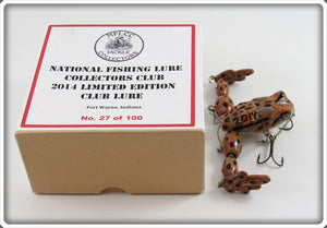 NFLCC 2014 Club Lure Pond Hopper Frog Lure In Box