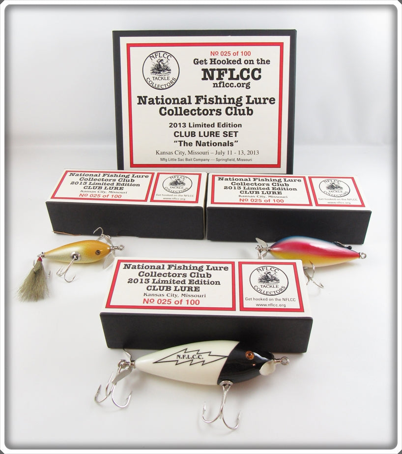 NFLCC 2013 Club Lure Little Sac Set Of Three In Boxes