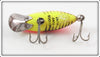 Heddon Yellow With Red Back & Black Shore Tiny Runt 350 RBA