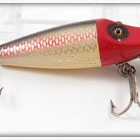 Vintage Shur Strike Red Head Shiner River Master Lure