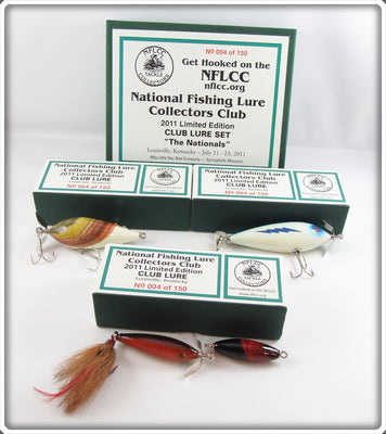 NFLCC 2011 Club Lure Little Sac Set Of Three In Boxes