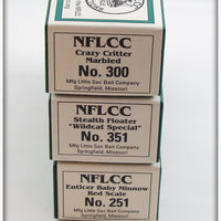 NFLCC 2011 Club Lure Little Sac Set Of Three In Boxes