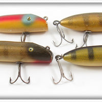 Vintage Shur Strike Bass Oreno Lot Of Four Lures