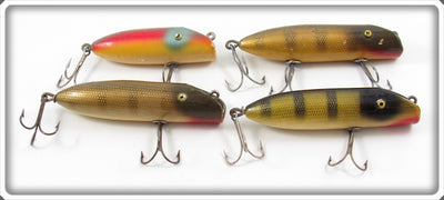 Vintage Shur Strike Bass Oreno Lot Of Four Lures