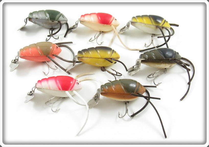 creek chub cray z fishing lures vintage Vintage Creek Chub Cray Z Fish Lot Of Eight Lures For Sale