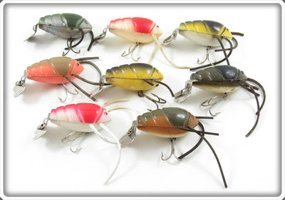 Vintage Creek Chub Cray Z Fish Lot Of Eight Lures