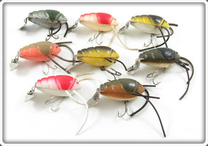 Vintage Creek Chub Cray Z Fish Lot Of Eight Lures