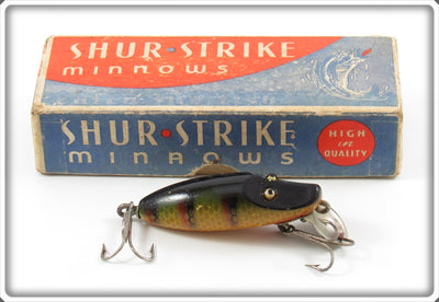 Shur Strike Yellow Perch River Rustler Lure In Chain Perch Box