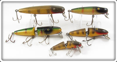 Vintage Shur Strike Pikie Lot Of Five Lures