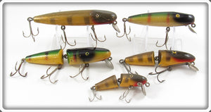Vintage Shur Strike Pikie Lot Of Five Lures