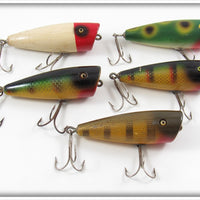Vintage Shur Strike Plunker Lot Of Five Lures