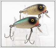 Vintage Shur Strike Blue Back & Silver Flash Small Dude Lure Pair