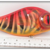 B.E. Fire Tiger Contemporary Large Musky Lure