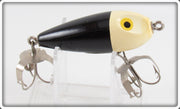 Vintage Bleeding Bait Mfg Co Black & White Bleeder Bait Lure