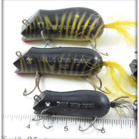 Creek Chub Plastic Mouse Lot Of Six